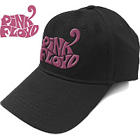 Pink Floyd czapka z daszkiem, Retro Swirl Logo Black