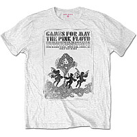Pink Floyd koszulka, Games For May B&W White, męskie