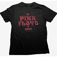 Pink Floyd koszulka, In Concert Hi-Build Black, męskie