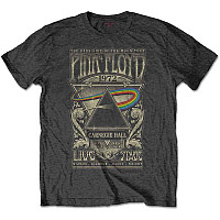 Pink Floyd koszulka, Carnegie Hall Poster Charcoal Grey, męskie