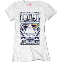 Pink Floyd koszulka, Carnegie Hall Poster White Girly, damskie