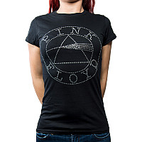 Pink Floyd koszulka, Circle Logo Diamante, damskie