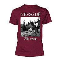 Burzum koszulka, Filosofem 2018 Maroon, męskie