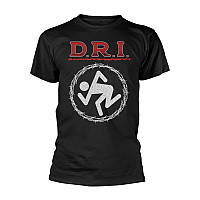 D.R.I. koszulka, Barbed Wire Black, męskie