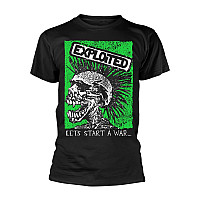 The Exploited koszulka, Let's Start a War Skull, męskie