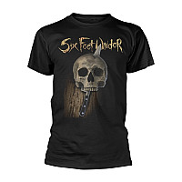 Six Feet Under koszulka, Knife Skull BP Black, męskie