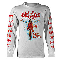 Deicide koszulka długi rękaw, Once Upon The Cross White, męskie