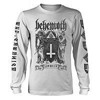 Behemoth koszulka długi rękaw, The Satanist White, męskie