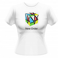 New Order koszulka, Rubix White, damskie