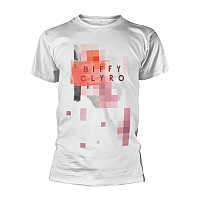Biffy Clyro koszulka, Multi Pixel White, męskie