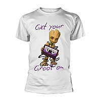 Strážci Galaxie koszulka, Groot Tape White, męskie
