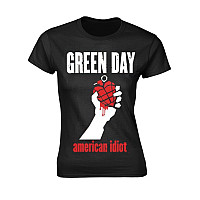 Green Day koszulka, American Idiot Heart Girly BP Black, damskie