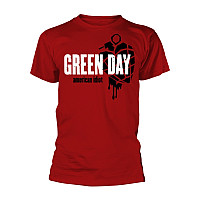 Green Day koszulka, American Idiot Heart Grenade BP Red, męskie