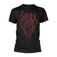 Gojira koszulka, Red Power Glove Black, męskie