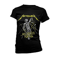 Metallica koszulka, And Justice For All Tracszt Black, damskie