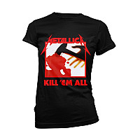 Metallica koszulka, Kill Em All Tracszt BP Black, damskie