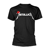 Metallica koszulka, Santa Hat Logo Black, męskie