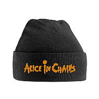 Alice in Chains zimowa czapka zimowa, Logo Black