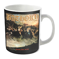 Bathory ceramiczny kubek 250ml, Blood Fire Death White