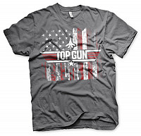 Top Gun koszulka, America Grey, męskie