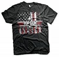 Top Gun koszulka, America Black, męskie