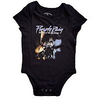 Prince niemowlęcy body koszulka, Purple Rain Black, dziecięcy