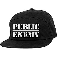Public Enemy czapka z daszkiem, PE Logo Snapback Black, unisex
