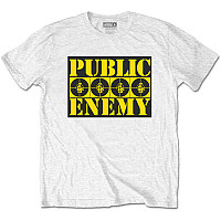 Public Enemy koszulka, Four Logos White, męskie
