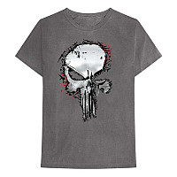 The Punisher koszulka, Punisher Metallic Skull Grey, męskie