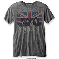 Queen koszulka, Vintage Union Jack Burnout, męskie