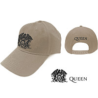 Queen czapka z daszkiem, Black Classic Crest Beige