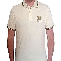 Queen koszulka, Crest Logo Polo Natural, męskie