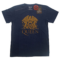 Queen koszulka, Classic Crest Snow Wash Navy, męskie