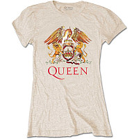 Queen koszulka, Classic Crest Sand Girly, damskie