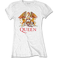 Queen koszulka, Classic Crest White Girly, damskie