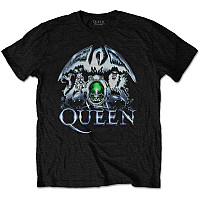 Queen koszulka, Metal Crest Black, męskie