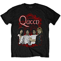 Queen koszulka, Ornate Crest Photo Black, męskie