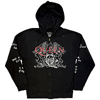 Queen bluza, Logo & Crest Outline Zipped Charcoal Grey, męska