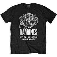 Ramones koszulka, Belgique Eco-Tee Black, męskie