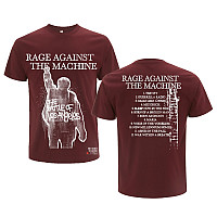 Rage Against The Machine koszulka, Bola Album Cover Maroon, męskie