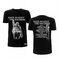 Rage Against The Machine koszulka, Bola Album Cover Tracszt Black, męskie