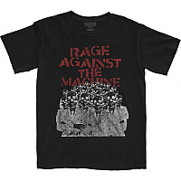 Rage Against The Machine koszulka, Crowd Masszt Black, męskie