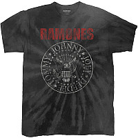 Ramones koszulka, Presidential Seal Dip-Dye Black, męskie