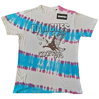 Ramones koszulka, Eagle Dip Dye Wash Natural, męskie