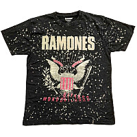 Ramones koszulka, Eagle Dip Dye Wash Black, męskie