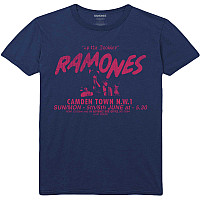 Ramones koszulka, Roundhouse Navy Blue, męskie