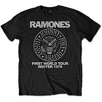 Ramones koszulka, First World Tour 1978, męskie