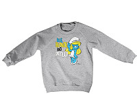 The Smurfs bluza, Blue, Blonde & Proud Sweatshirt Grey, dziecięca