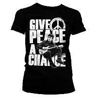 John Lennon koszulka, Give Peace A Chance Girly, damskie