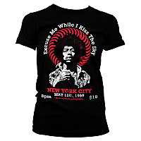 Jimi Hendrix koszulka, Live In NYC / Excuse Me While I Kiss Black, damskie